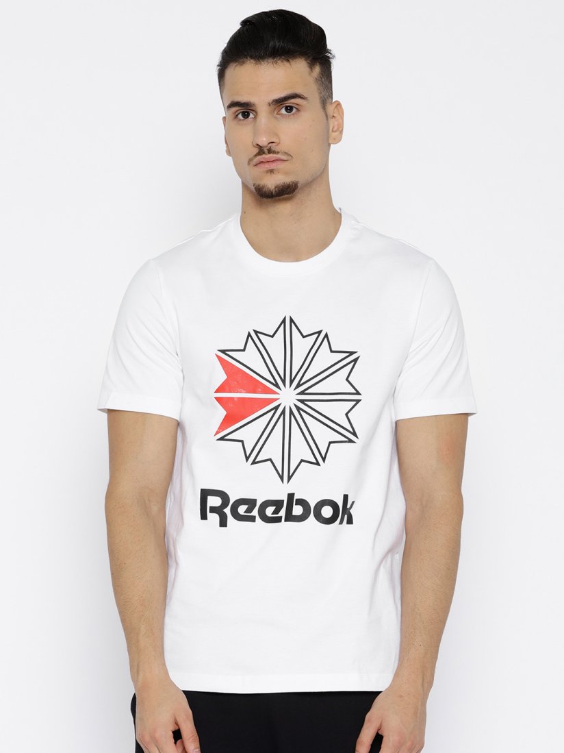 Buy Reebok Classic Men White F Graphic Print T Shirt Tshirts for Men 7244704 Myntra