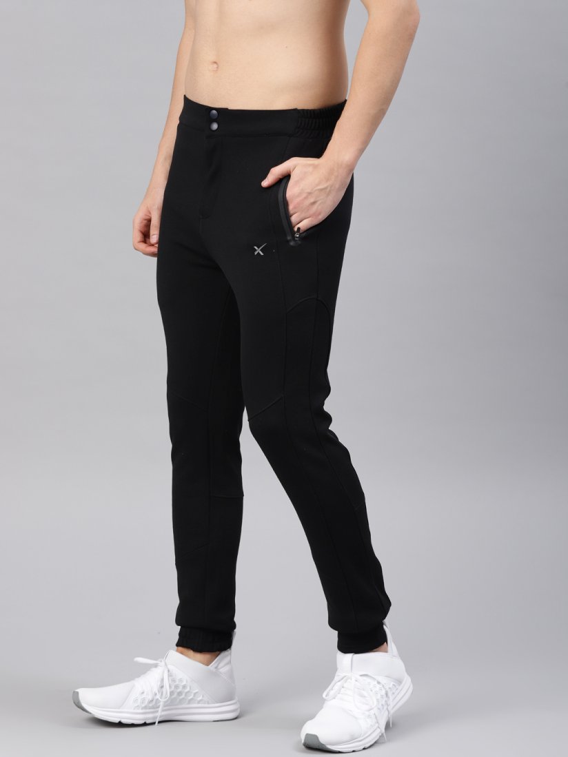Buy HRX by Hrithik Roshan Men Black Solid Rapid Dry Running Joggers Track Pants for Men 7610386 Myntra