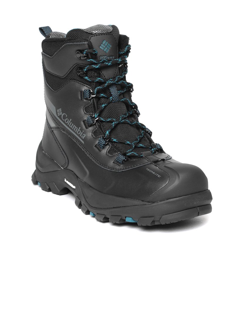 Buy Columbia Men Black Bugaboot Plus IV Omni Heat Waterproof Trekking Shoes Boots for Men 7669745 Myntra