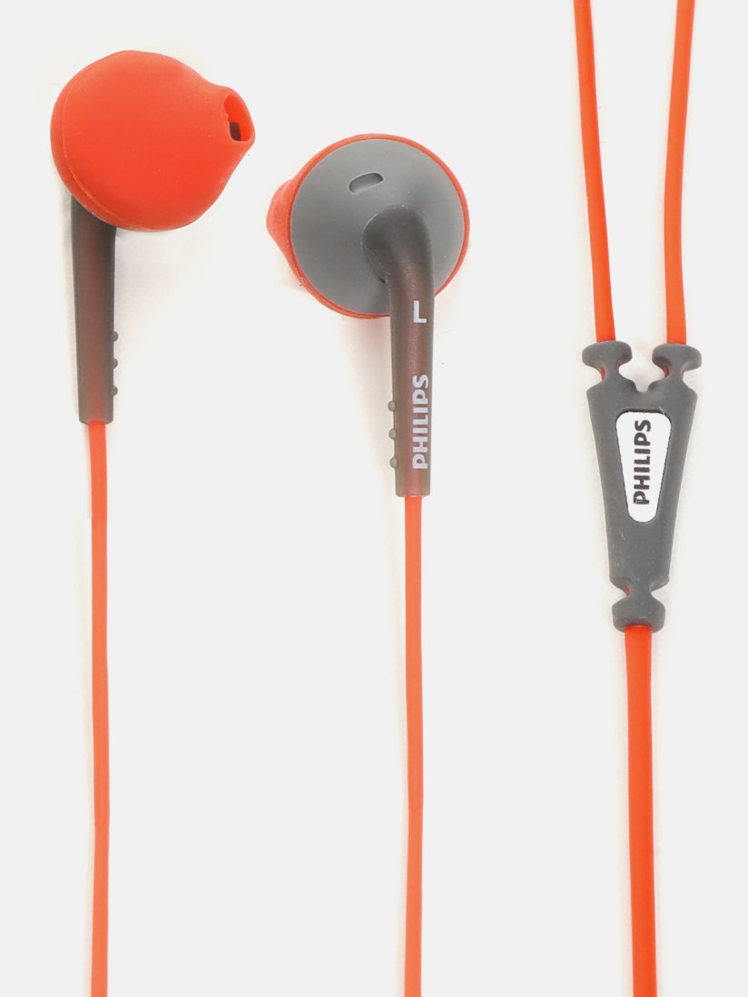 Buy Philips Orange Grey ActionFit Sports In Ear Headphones SHQ1200 Headphones for Unisex 8907853 Myntra
