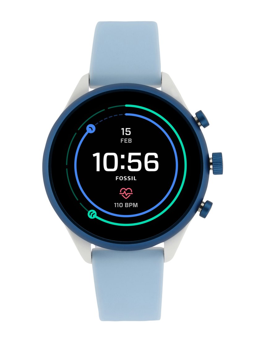 Buy Fossil Sport 41 Women Blue Leather Digital Smart Watch FTW6026 Smart Watches for Women 10708122 Myntra