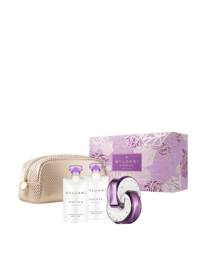 Buy Bvlgari Omnia Amethyste EDT Body Lotion Pouch Fragrance Gift Set for Women 13250400 Myntra