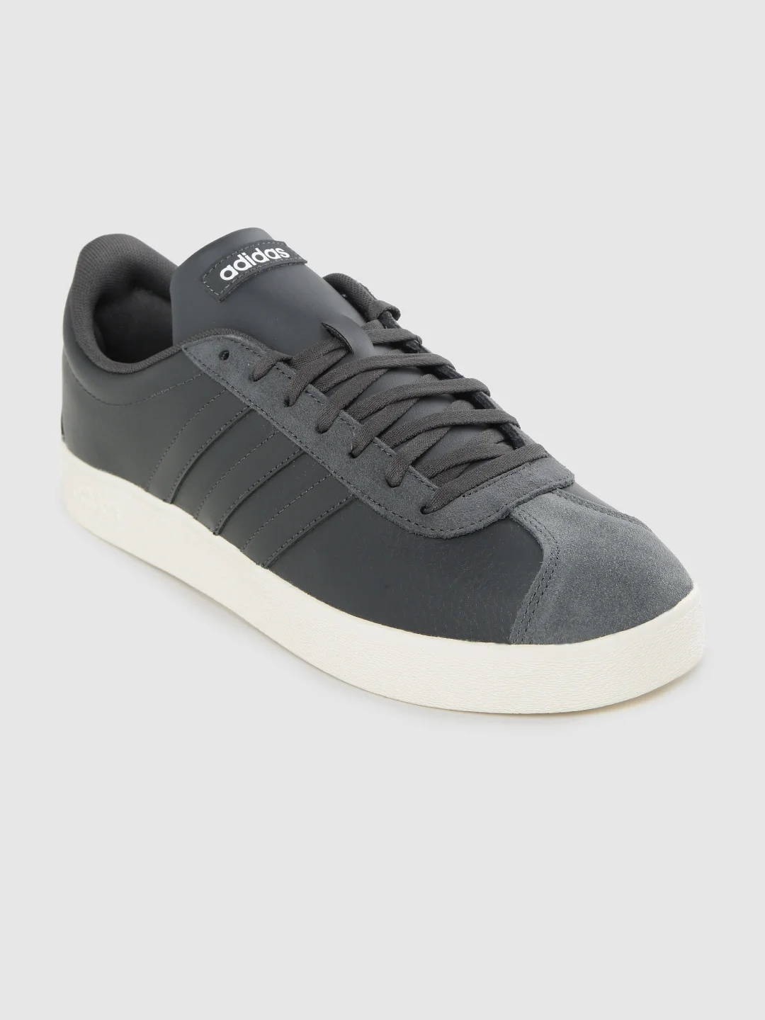 Buy ADIDAS Men Charcoal Grey Solid VL Court Skateboarding