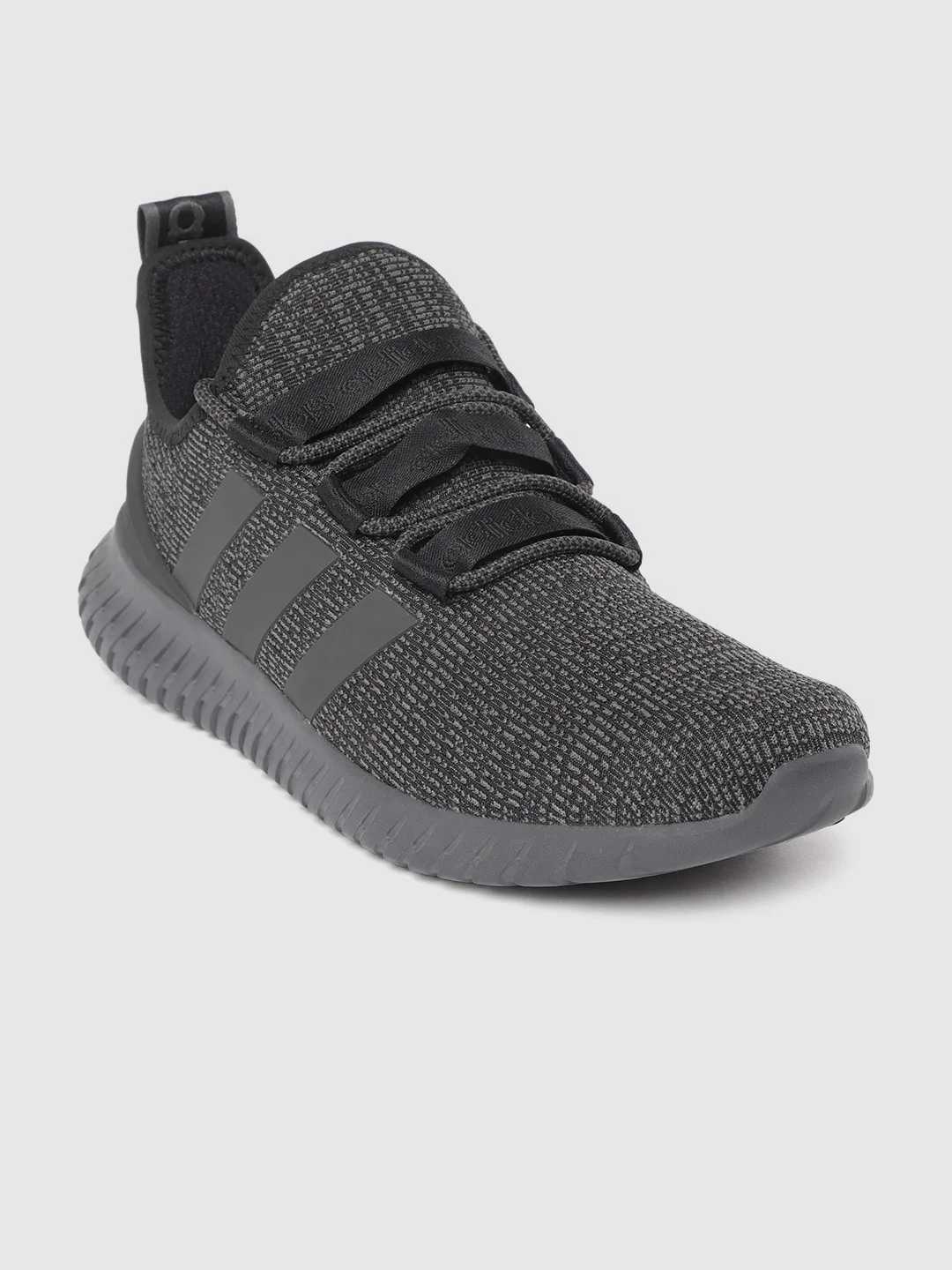 Buy ADIDAS Men Charcoal Grey Black KAPTIR Running Shoes Sports - Main Image