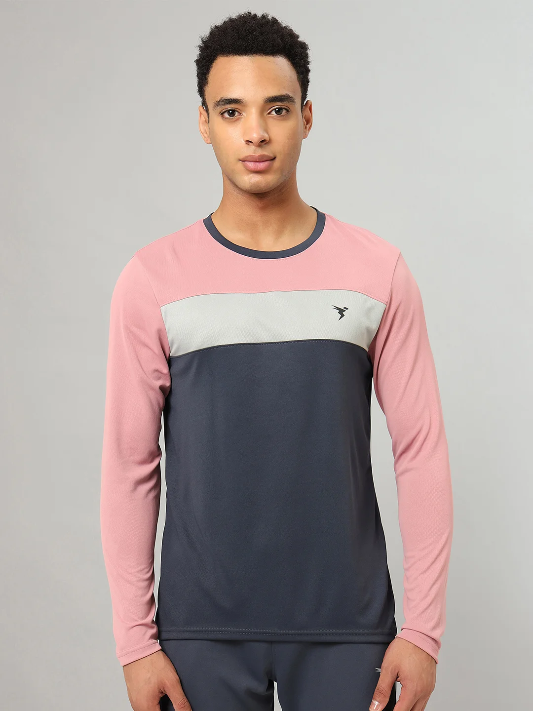 Buy Technosport Men Active Colourblock Dry Fit T-shirt Tshirts