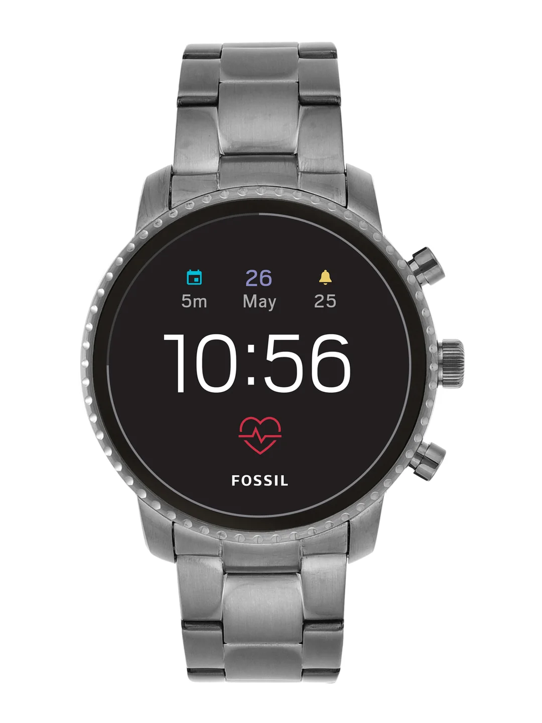 Buy Fossil Q Explorist HR Gunmetal Smart Watch FTW4012 Smart