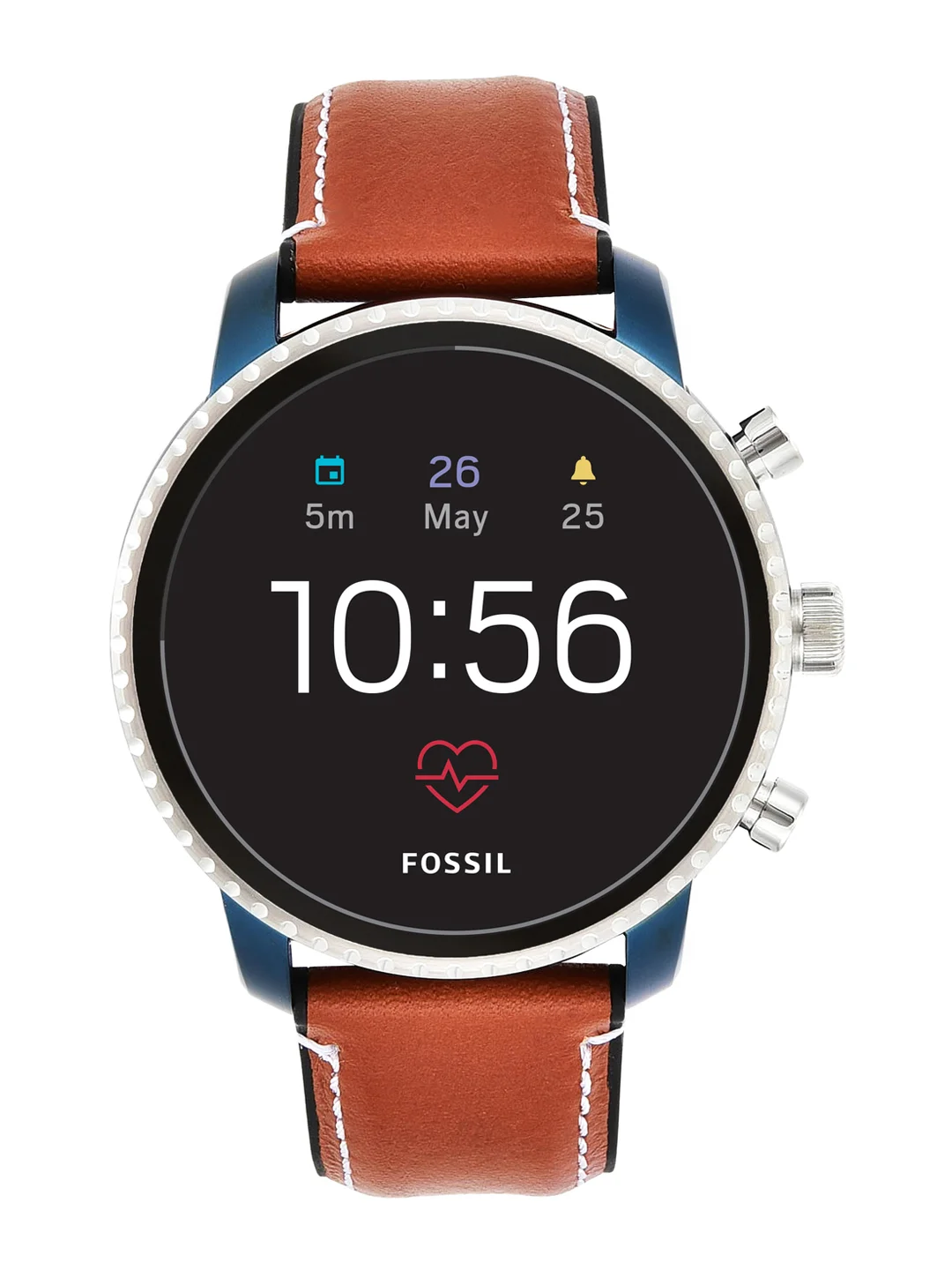 Buy Fossil Q Explorist HR Brown Smart Watch FTW4016 Smart