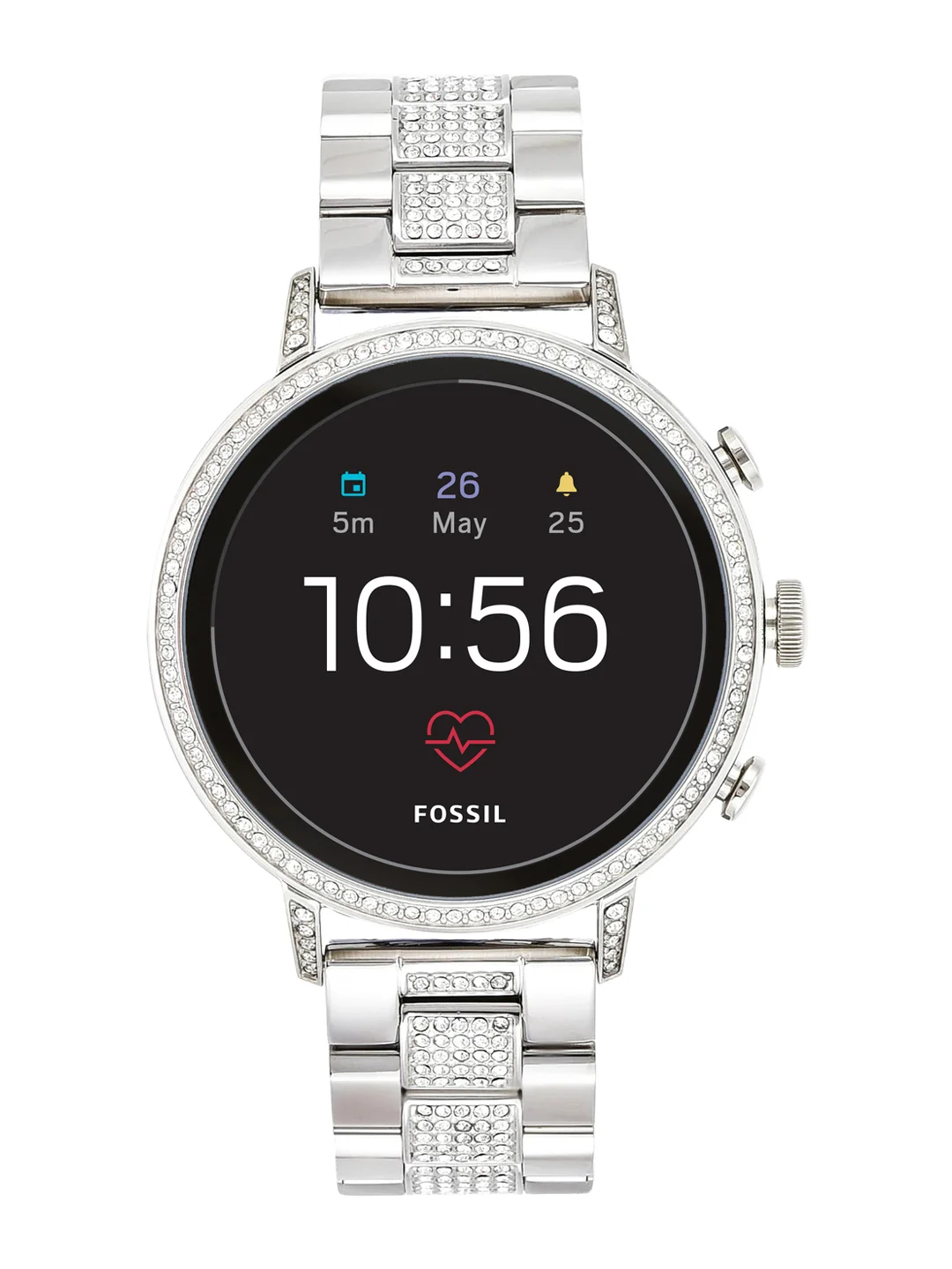 Buy Fossil Q VENTURE Women Silver Digital Watch FTW6013 Smart