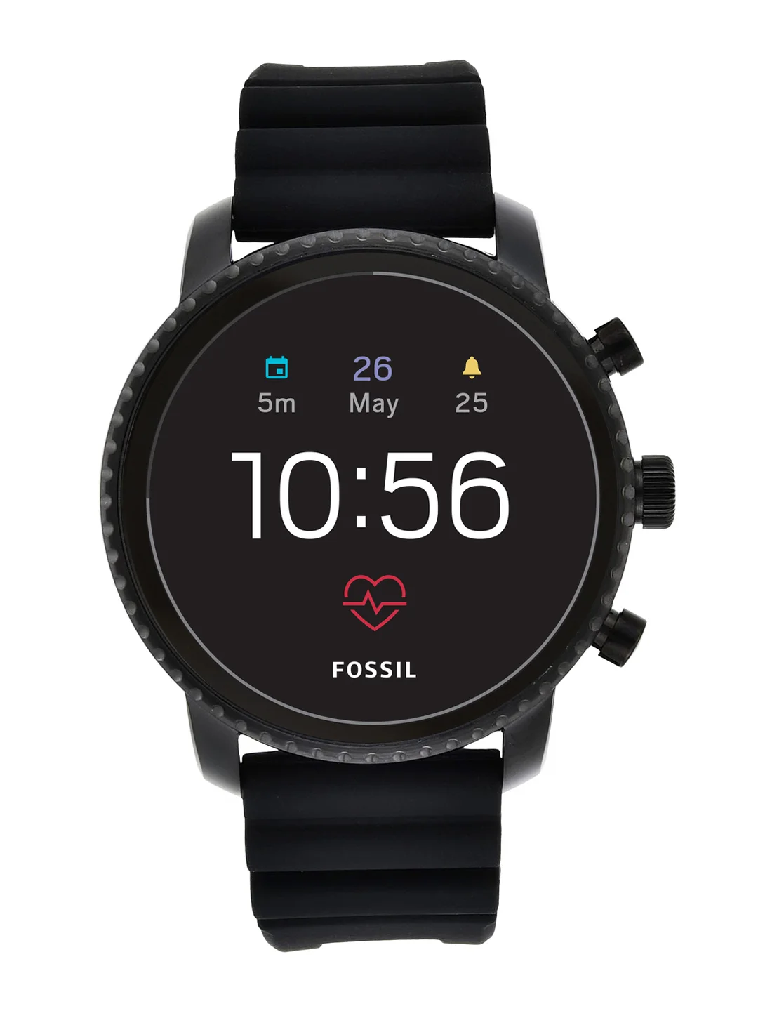 Buy Fossil Q Explorist HR Black Smart Watch FTW4018 Smart