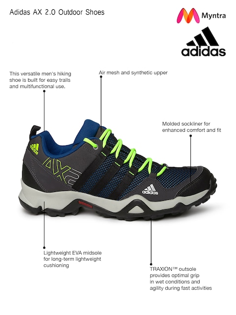 Buy Adidas Men Black Ax 2 0 Outdoor Shoes Sports Shoes For Men Myntra