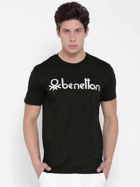 myntra black t shirt