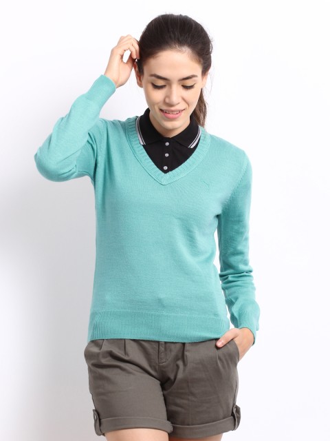 myntra puma sweaters