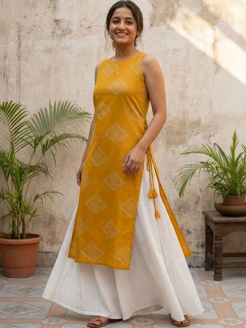 Anouk Women Geometric Printed Kurta
