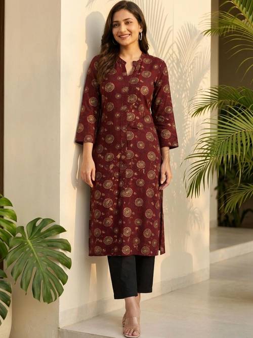 VASAVI Women Ethnic Motifs Printed Kurta