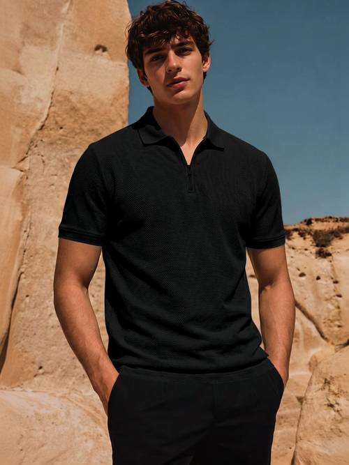 FTX Men Polo Collar T-shirt