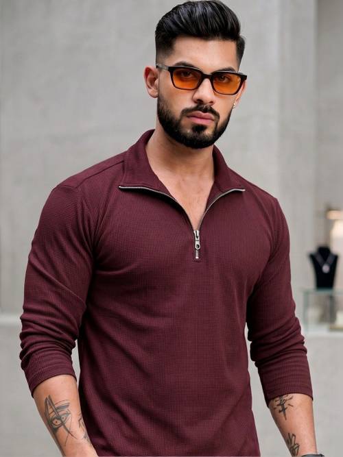 Azizan Men Polo Collar T-shirt