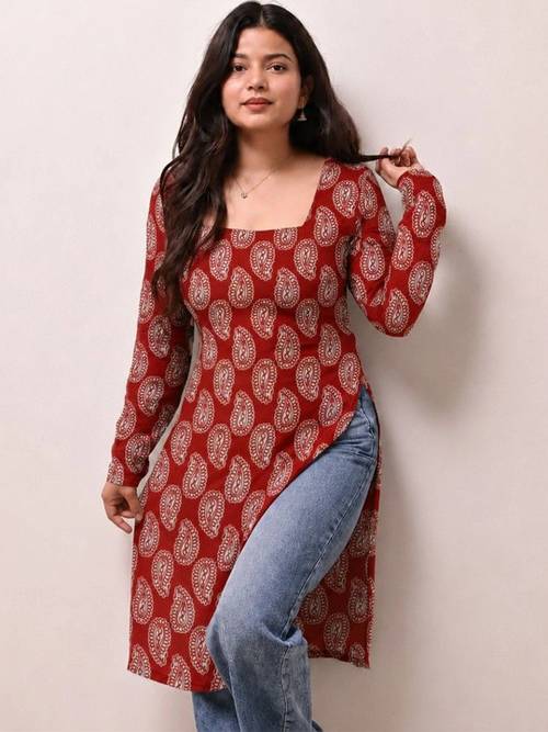 SHRISTHVAN Women Paisley Printed Kurta