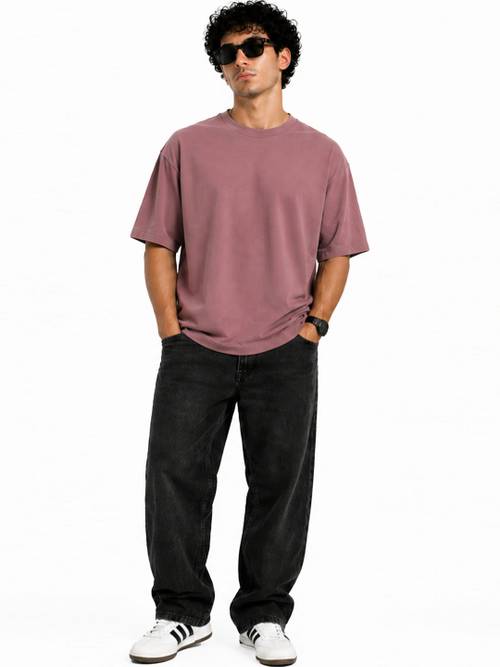 7kingdom Men Drop-Shoulder Sleeves T-shirt