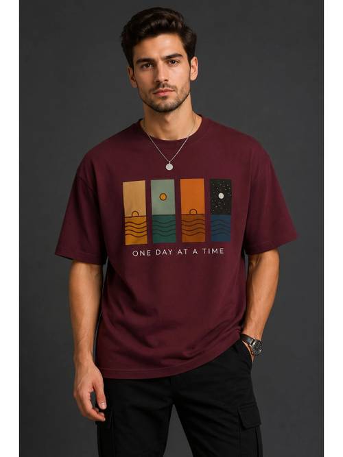 Mast & Harbour Men Printed T-shirt