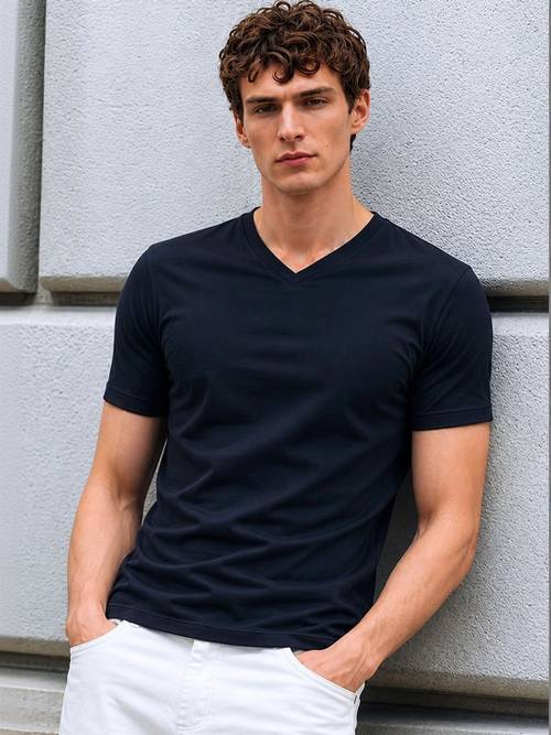 FTX Men V-Neck T-shirt