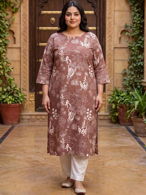 KALINI Women Floral Printed Kurta