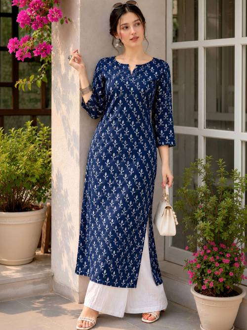 Fyunl Women Ethnic Motifs Printed Kurta