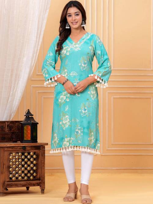SADDHVI Women Floral Printed Floral Kurta