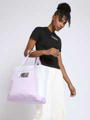 Buy Puma Women White & Lavender Colourblocked Brand Logo PRIME