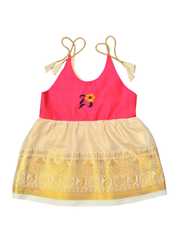 Buy BAESD Infant Girls Kerala Kasavu Dress - Dresses for Girls