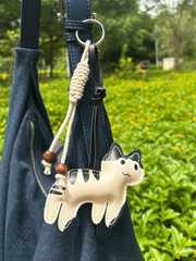 Buy EcoRight Whiskers Leather Bag Charm - Charms for Unisex