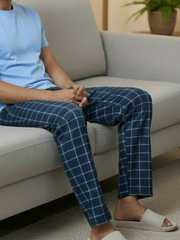 Buy XYXX Men Checked Cotton Lounge Pants - Lounge Pants for Men