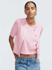 Buy H&M Short-Sleeved Cardigan - Sweaters for Women 38225099 | Myntra