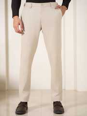 Buy The Pant Project Men Ebony Black Solid Slim Fit Wrinkle