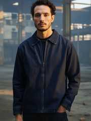 Buy XYXX Men Solid Cotton Denim Zipper jacket - Jackets for Men