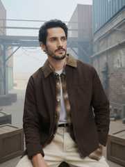 Buy XYXX Men Zip Up Solid Canvas Cotton Boxy Fit Jacket - Jackets