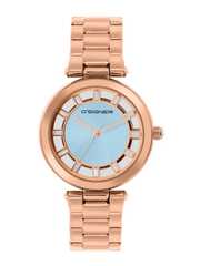 Buy D'SIGNER Women Brass Dial & Bracelet Style Straps Analogue