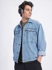 Buy glitchez Raw Denim Jacket - Jackets for Men 31420652 | Myntra