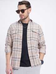 Buy glitchez Check Oversized Shirt - Shirts for Men 31361237 | Myntra