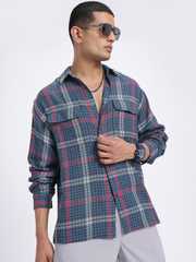 Buy glitchez Check Oversized Shirt - Shirts for Men 31361237 | Myntra