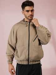 Buy The Roadster Lifestyle Co Hooded Windcheater Jacket - Jackets