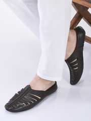 Buy FAUSTO Men Laser Cut Lightweight Mojaris - Casual Shoes for