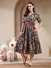 cotton maxi dress myntra Cotton Maxi Dress