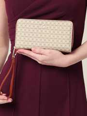 Buy Lavie Women's Mono Savy Large Zip Around Wallet - Wallets for