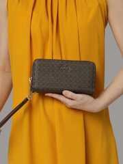 Buy Lavie Women's Mono Savy Large Zip Around Wallet - Wallets for