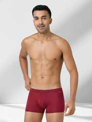 yu＊M Buy XYXX Men Solid Uno IntelliSoft Micro Modal Black Trunk