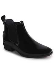 Buy FAUSTO Men Square Toe Slip-On Chelsea Boots - Boots for Men