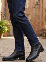 Buy HERE&NOW Men Square Toe Chelsea Boots - Boots for Men 42562414
