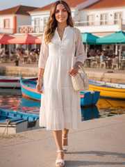 Buy aayu Georgette A-Line Midi Dress - Dresses for Women 22493132