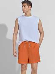 Buy XYXX Men Solid Aqua Honey Orange Regular fit Quick Dry Swim