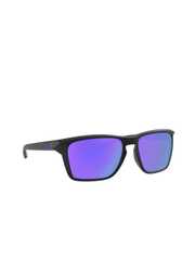 Buy OAKLEY Men Polarized Red Lens Rectangle Sunglasses